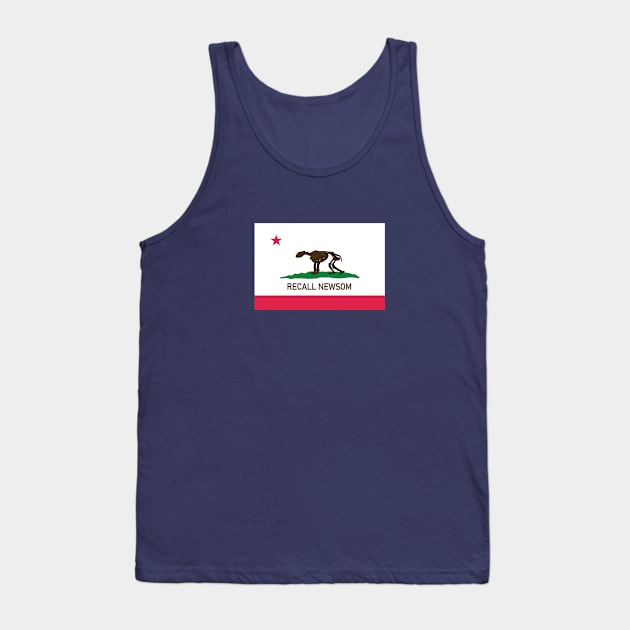 Recall Gavin Newsom Tank Top by BigBrainMerch